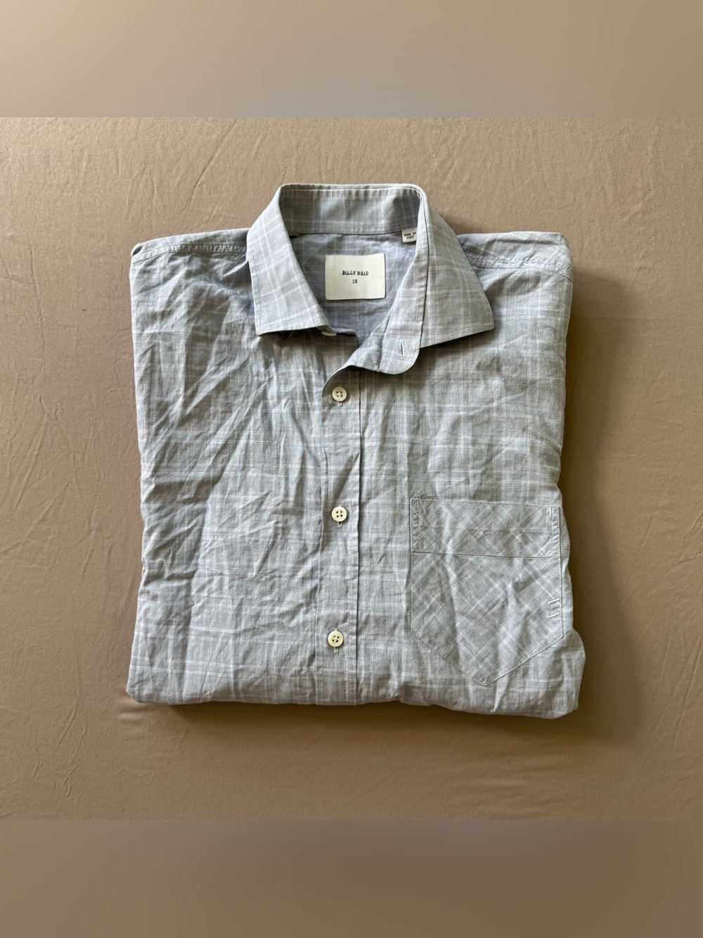 BILLY REID Plaid Dress Shirt